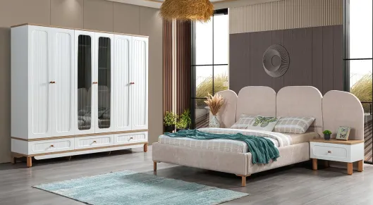 Product img 2, New Bohem 6 Kapaklı Yatak Odası Takımı